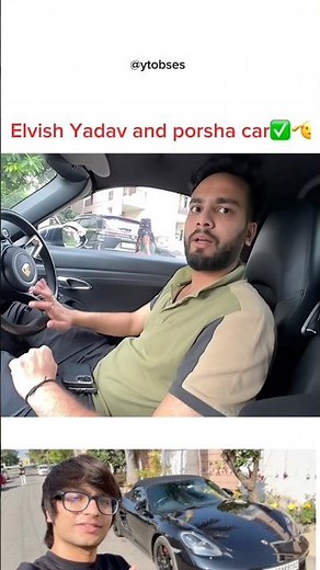 Elvish and Sourav posha car driving✅🔥short clip video #elvishyadav #souravjoshivlogs #video #shorts
