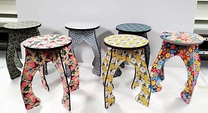 Vintage-inspired 12 Inch Wooden Plant Stand With Stunning Patterns - Etsy