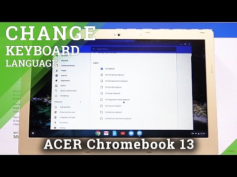How to Change Keyboard Language in ACER Chromebook 13 – Language Settings