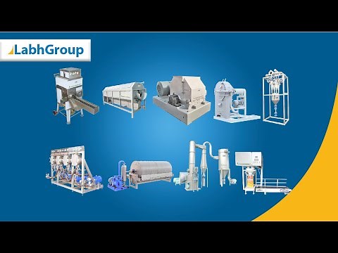 Maize starch production plant | Automatic maize starch processing machine | Labh Group