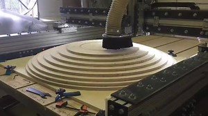 Machining the base of another wood Sisyphus table! | Sisyphus Industries