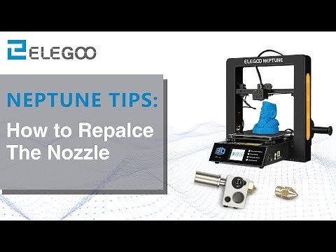ELEGOO Neptune: How to relace the nozzle