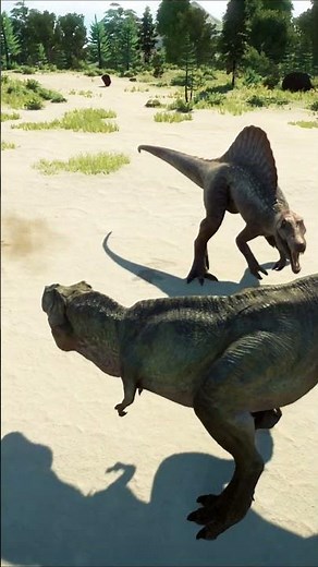 🦖BULL T-Rex VS Spinosaurus JP3 - Jurassic World Evolution 2 #jurassicworld #jurassicpark #dinosaurs