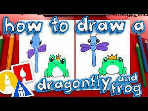 How To Draw A Dragonfly And Frog - Replay Live Stream!
