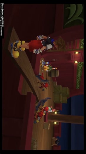 Kingdom Hearts HD 1.5 Final Mix; Neverland; Sora flies for the first time