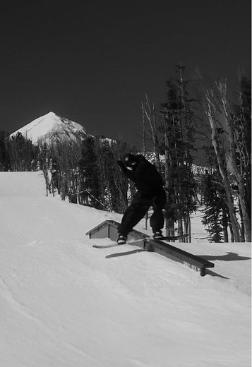 Spring Laps w/ @Robbie #snowboarding #filmmaker #videography #bigsky #montana #cinematography