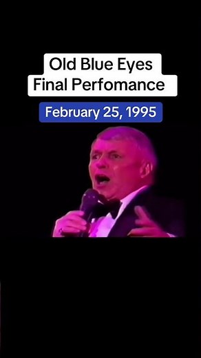 Frank Sinatra's final public performance in Palm Desert, CA #franksinatra #myway #oldblueeyes