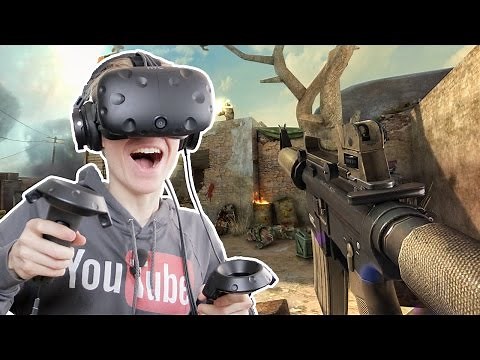 VIRTUAL REALITY SHOOTING GAME! | Overkill VR (HTC Vive Gameplay)