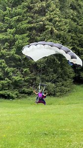 Man risks everything in an epic BASE jump landing straight through the trees