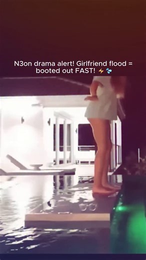 Firework Oops | The whole place flooded because Neons girl jumped into the pool like this… 🤯 #n3on #n3onclips | Instagram