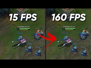 BUG BAIXO FPS TRAVANDO GPU 0% LEAGUE OF LEGENDS