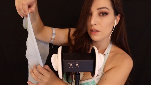 【Oranda ASMR】Hypnotic and Sensual🌀(Deep Breathing + Fabric Sounds)