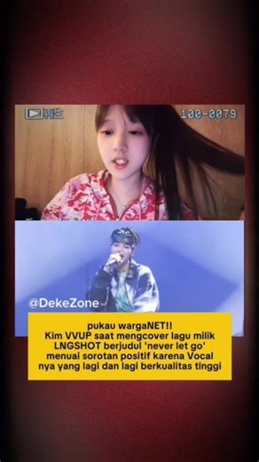 vocal kualitas Tinggi! Kim VVUP cover LNGSHOT never let go