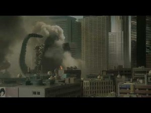 Godzilla Destroying Buildings