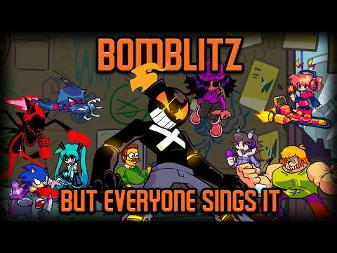 BOMBLITZ but Every Turn a Different Character Sings It 🎵🎤 (FNF BETADCIU)