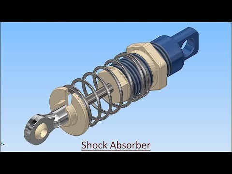 Shock Absorber || Autodesk Inventor Tutorial