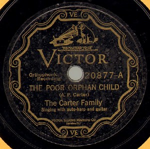 The Carter Family - The Poor Orphan Child / The Wandering Boy