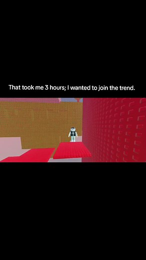 It took me 3 hours 🫠 #trend #mceditzmv #roblox