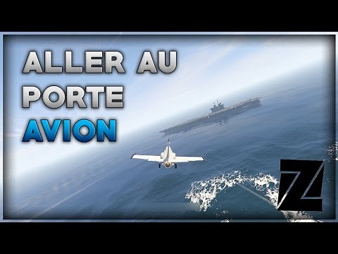 ALLER SUR LE PORTE AVION - GTA 5 ONLINE