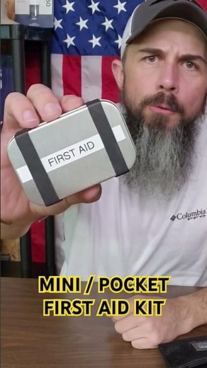 MINI /POCKET FIRST AID KIT | TACTICAL BOO-BOO KIT #firstaid #medical #diy