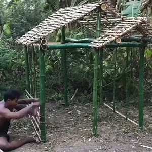 2.4M views · 19K reactions | Primitive way to build a house for a shelter | DWRS Commando Radio Ilocos Sur | Facebook