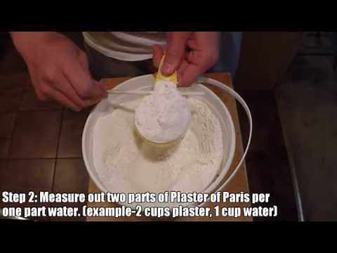 Making a Plaster Soft Plastic Lure Mold - How To