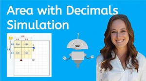 Area with Decimals Simulation