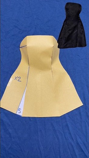 How to Design an Evening Dress Pattern ✨👗 #sewing #fashion #pattern