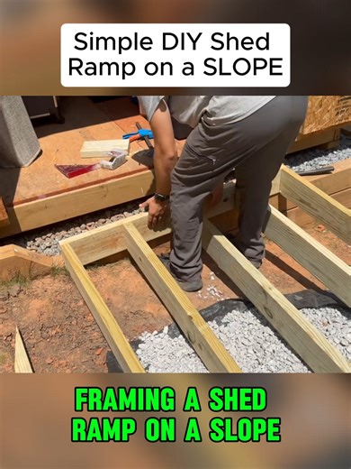 How to Build a Shed Ramp on a Slope: DIY Guide