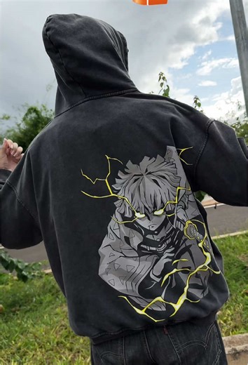 Acid washed, oversized, and lightweight—streetwear charged with Zenitsu’s fierce energy. 🌩🔥#Zenitsu #ZenitsuAgatsuma #ZenitsuDemonSlayer #ZenitsuKimetsuNoYaiba #ZenitsuThunderBreathing #ZenitsuHoodie