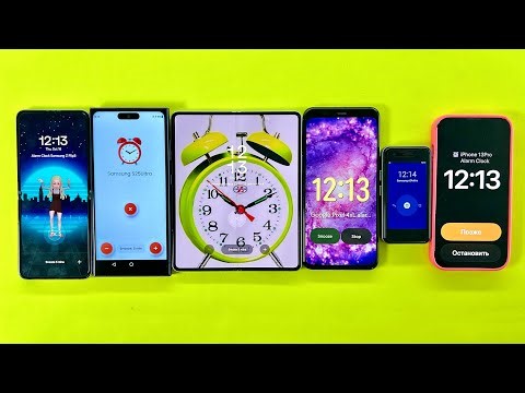 Alarm Clocks ⏰ on Samsung Z Fold3/Z Flip3, Google Pixel 4XL, Samsung S25/S24 Ultra, iPhone 13Pro