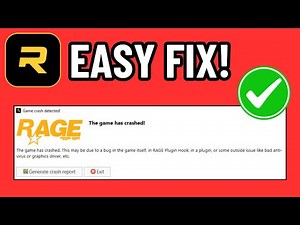 HOW TO EASILY FIX GTA 5 RAGE PLUGIN HOOK CRASH (BEST FIX) 2026!