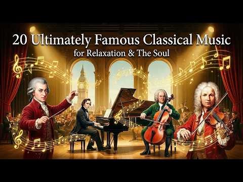 20 Ultimately FAMOUS Classical Music for Relaxation and The Soul | Chopin, Mozart, Bach, Vivaldi