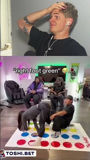 An intense game of twister #funny #twister #viral