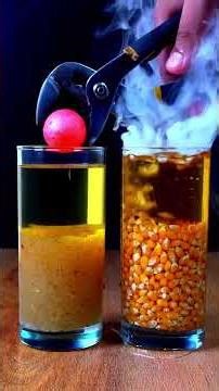 Testing a lava ball on everyday objects 🔥 Unexpected reactions inside 👀 #experiment #glassreaction #