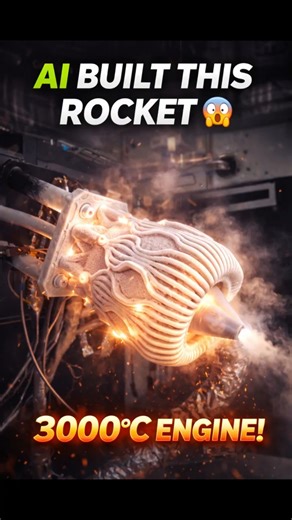AI Built This Rocket Engine That Burns at 3000°C 😱 | 3D Printed Future | Explained by Ravi