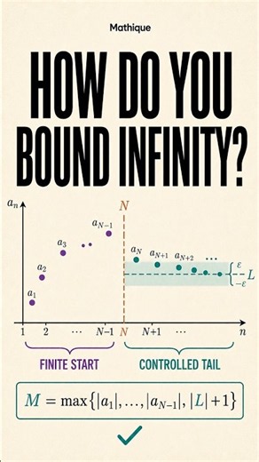 Why Every Convergent Sequence Must Be Bounded? #calculus #sequence #limitofsequence