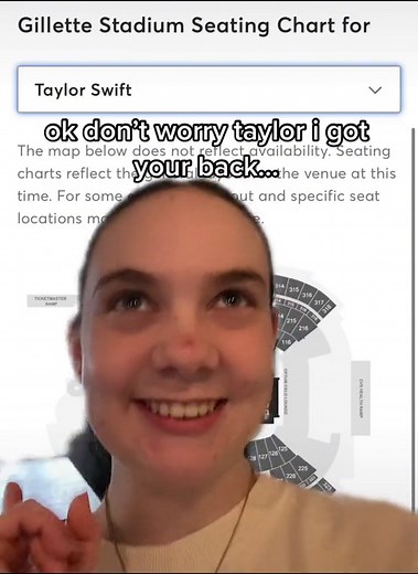 Taylor Swift Concert at Gillette Stadium Seating Chart