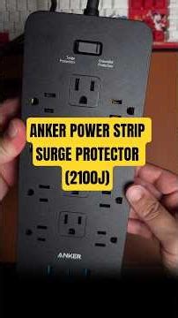 @AnkerOfficial Power Strip Surge Protector (2100J). Comes with 12 Outlets, 1 USB-C, 2 USB Ports