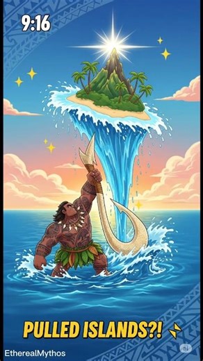God MAUI Pulled ISLANDS from the Ocean?! 🌊🏝️ #Mythology #Legends