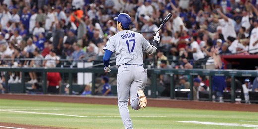 Ohtani matches his career high, Dodgers record with 54th HR