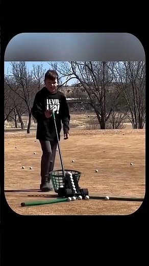 The Future of Golf Is Here: Discover the Ingenious Machine That Automates Ball Collection #shorts