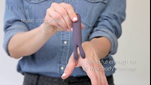 Je Joue Rabbit Bullet Vibrator, Powerful, Whisper Quiet, Waterproof, USB Rechargeable, 100% Medical Grade Silicone - Purple