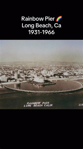 The Rainbow Pier 🌈 #longbeach #rainbow #pier #unique #downtown | Long Beach , California