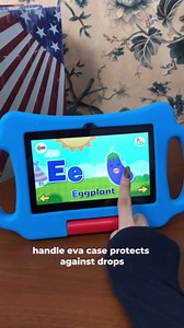 Vyrolina Kids Tablet 7 Inch 4GB RAM 32GB Memory, Lightweight Shockproof Case,Long Battery Life, Parental Control, WiFi Dual Camera for Kids Ages 3-7, Nice Present Gift (Blue)