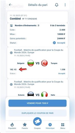 Pronostic foot | Coupon du jour | Paris Sportifs | Pronostic Foot
