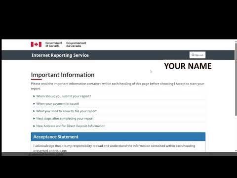 How to Submit Employment Insurance or EI Report Online 2026 #tutorial #canada #foryou #trending