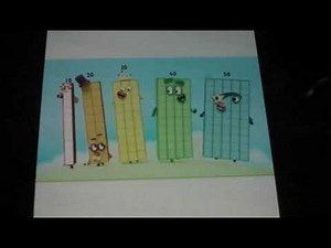Numberblocks 10 20 30 40 and 50