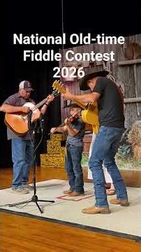 Bradley competed at the 2026 National Fiddle Contest in Weiser Idaho! 1st round. #fiddle