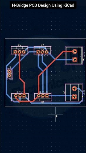 PCB Designing || H-Bridge PCB Design Using KiCad